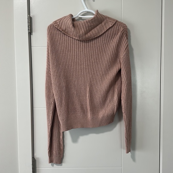 Fashion Nova Pink Cowl Neck Sweater US M - Picture 4 of 4